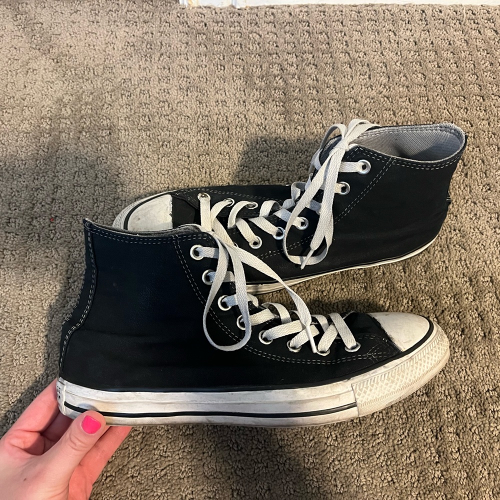 Black High Top Converse